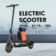 Lot 350W 28KM E-Scooter Pro：Dual Suspension,Breathable Seat & App Ride Analytics