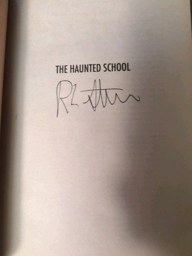 Goosebumps #59 The The Haunted School R. L. Stine 1st Edition Book 1997 Signed - Picture 4 of 10