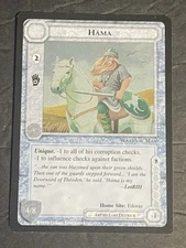 HAMA Middle Earth CCG 1995  NON PLAYED  BLACK BORDER