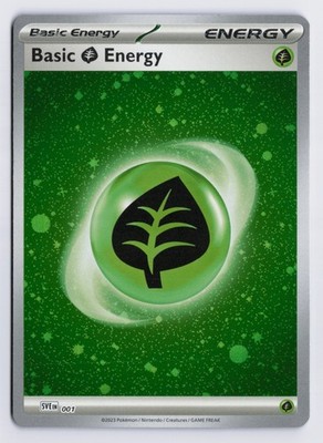 Basic Grass Energy (Cosmos Holo) - #001 SVE: Scarlet & Violet Energies Holo LP