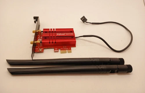 Ziyituod AX210S WiFi/Bluetooth Card 5400Mbps Tri-Band WiFi 6E 6GHz PCIe