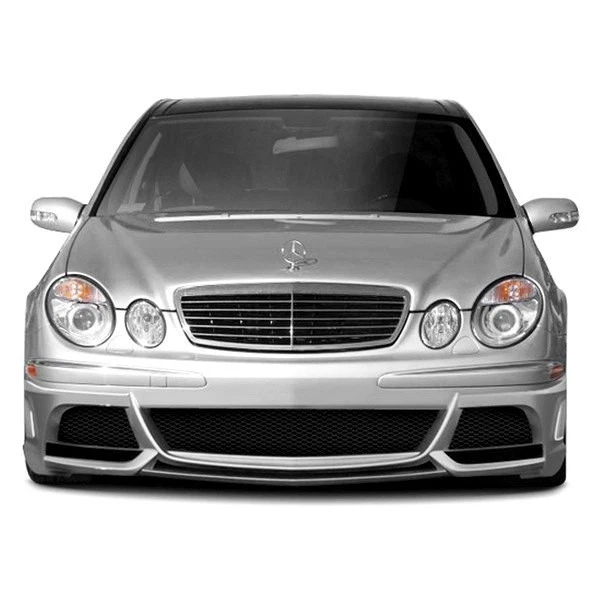 For Mercedes-Benz E500 03-06 W-1 Style Fiberglass Front Bumper Cover Unpainted Foto 2 de 4