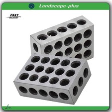 1 Matched Pair 1-2-3 Blocks 23 Holes .0002" Machinist 123 Jig Ultra Precision
