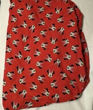 Disney Minnie Mouse Fitted Sheet For Crib/Toddler Mattress Red