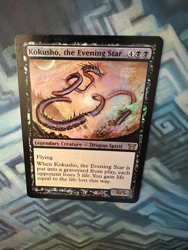 MTG Foil Kokusho, the Evening Star MP Champions of Kamigawa - Image 4 of 4