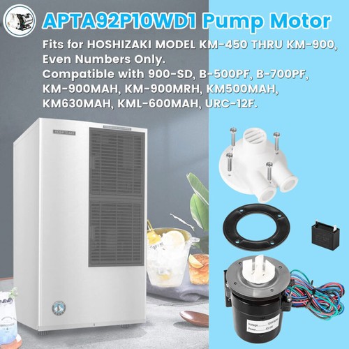 APTA92P10WD1 Wasserpumpe Motorbaugruppe für Hoshizaki Eismaschine KM-900 KM-450 - Bild 4 von 14