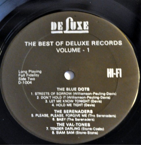 Doo Wop LP: The Best Of De Luxe Records Volume 1 - Picture 4 of 4