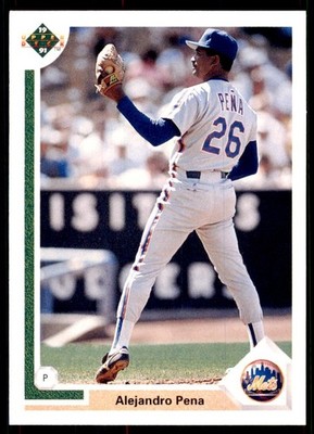 1991 Upper Deck Alejandro Pena Baseball Cards #388