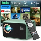 4K Projector with Wifi Bluetooth, Compatible with Netflix/Prime Video/Youtube, O