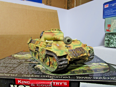 King & Country Ww2 German Army WS072 Summer Panther Tank Set MIB