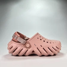 Crocs Echo Clog Dusty Pink Slip On Comfort Sandals Streetwear Women’s Size 7