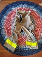 Retired Firefighter Gear Turnout Pants FIRE USED Size 36 X 26 SHELL ONLY!!