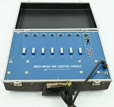Vintage Edmund Scientific Co. Multi-Media And Lighting Console