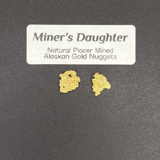 ALASKA GOLD NUGGETS 0.86 grams total Natural Placer Raw Gold Hi Purity