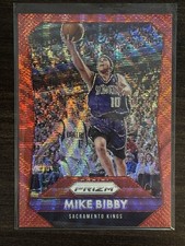 2015-16 Prizm Mike Bibby Ruby Wave Prizms #/350 Kings