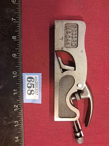 Vintage Record No 041 Shoulder Rebate (Rabbet) Plane Excellent Condition For Age - Picture 3 of 18