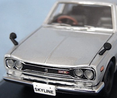 ☆レア☆エブロ　日産スカイライン　GT-R PGC10 シルバー　1:43 Ebbro 1/43 Skyline Gt-R Pgc10 Medium-Term 1969 Hakoska