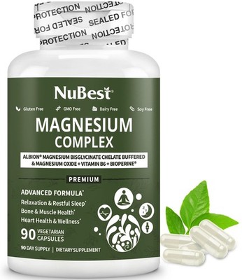 Magnesium Glycinate Chelate Complex with Albion Magnesium Bisglycinate Chelat...