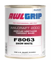 Awlgrip Awlcraft 3000 Acrylic Urethane Topcoat Snow White Quart TF8001 Paint