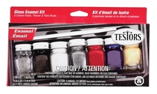 Testor's 9115X Indoor/Outdoor Assorted Color Hobby Paint 0.25 oz. (Pack of 6)