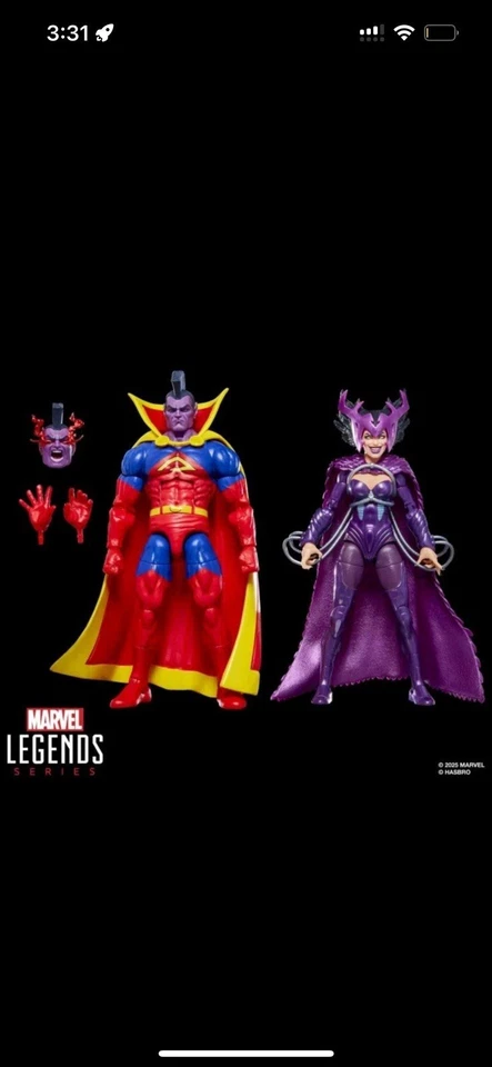 Figura de acción X-Men Marvel Legends Gladiator & Deathbird 6" paquete de 2 **EN STOCK** Foto 3 de 4