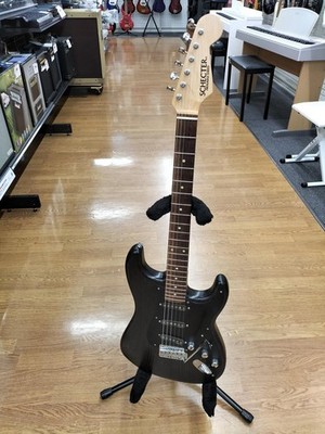 Schecter PS-S-ST Electric Guitar Stratocaster Type Black Used From Japan w/SC