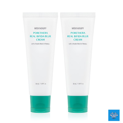 Meditherapy Porethera Real Bifida Blur Tone Up Cream 1.69oz 50ml / 2ea /K-beauty
