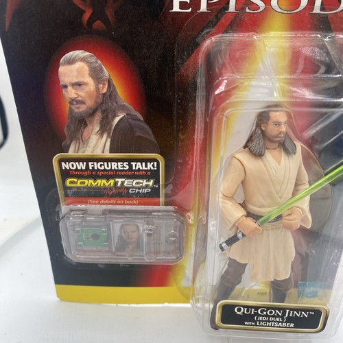 1998 Hasbro Star Wars, Episode 1: Qui-Gon Jinn Jedi-Duell neu versiegelt kostenloser Versand - Bild 5 von 11