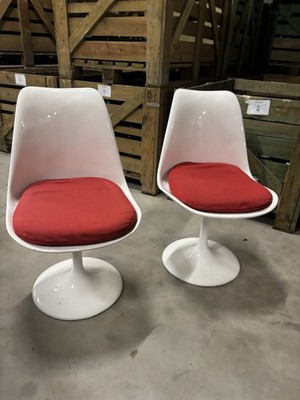 2 Tulip Chairs Germany Drehstuhl, Kunststoff, Tulpenfuß, 60er 70er Style
