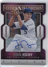 2014 Panini Elite Extra Edition Prospects 62/75 John Richy #45 Auto 1l5