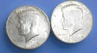 1967 P & 1969 P Kennedy Half Dollar 50C Silver 0.4 Fine Business Strike