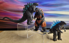 Godzilla Action Figures Lot of 3 Posable  Loose - Awesome 