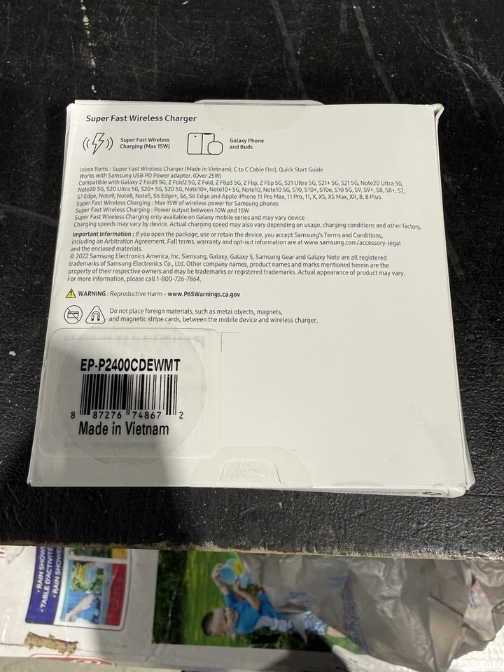 Almohadilla inalámbrica única de carga rápida Samsung 15W - Foto 2 de 2