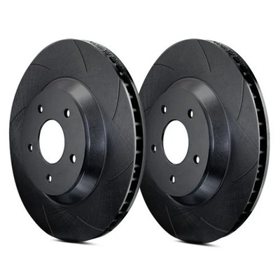 For Mitsubishi Outlander 05-06 ATL Autosports Slotted Front Brake Rotors