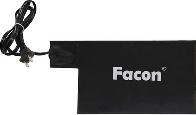 Facon 8-1/2'' x 5-1/2'' Silicone Battery Heater Pad with Grey 