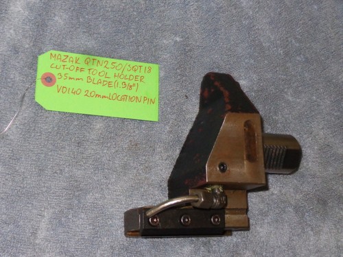 MAZAKQTN250/SQT18 VDI40 CUT-OFFTOOL HOLDER 20mm LOCATION PIN - Picture 3 of 6