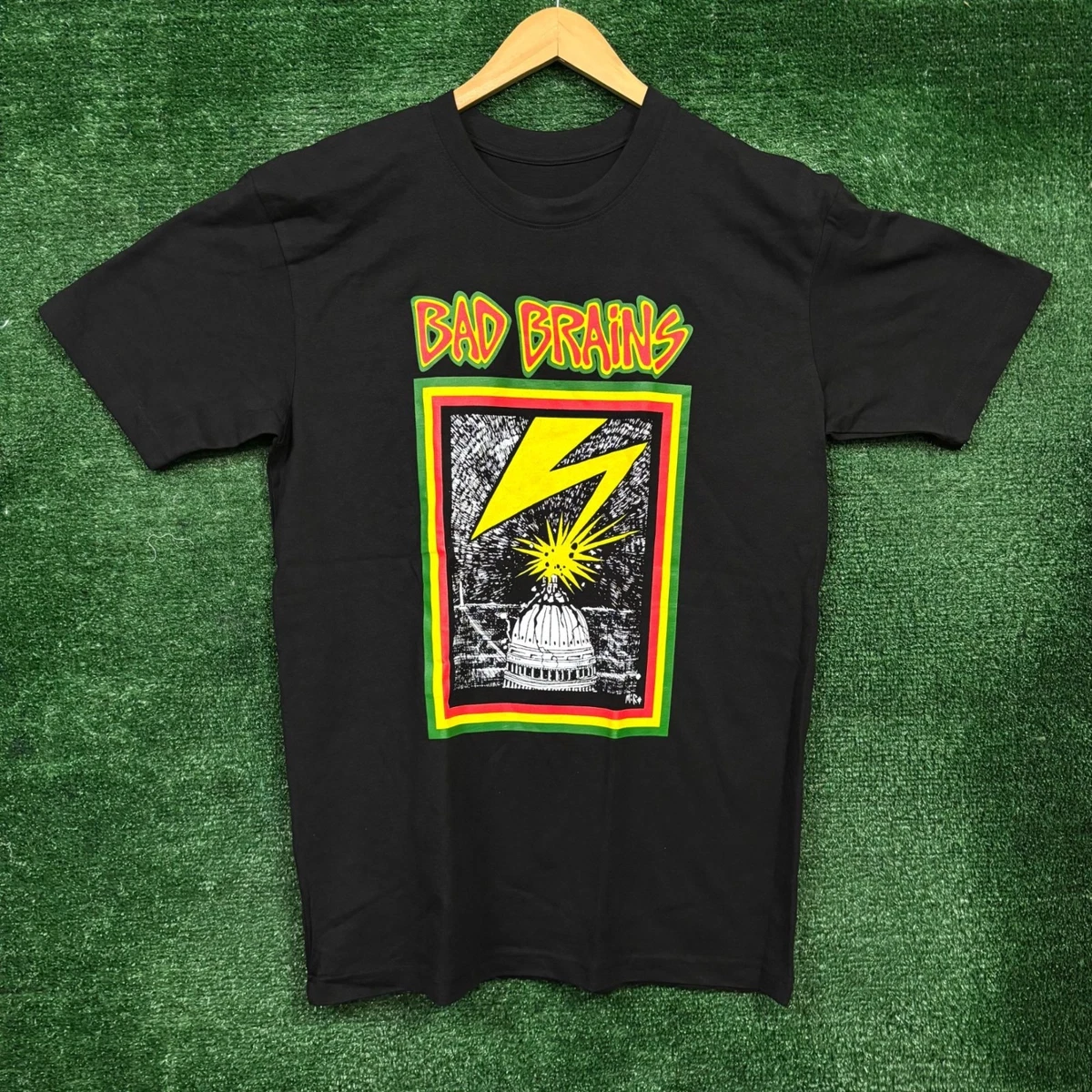 Bad Brains 'Lion Crush' (Schwarz) T-Shirt - NEU & OFFIZIELL