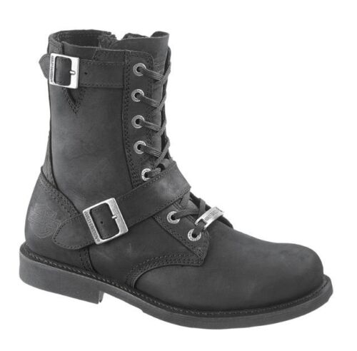 CHAUSSURES HARLEY-DAVIDSON hommes Ranger grand cuir noir bottes moto D95264 - Photo 1 sur 7