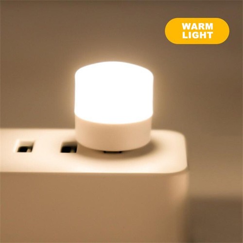 Mini LED Night Light USB Plug Lamp Power Bank Charging USB Book Lights Small Rou - Picture 8 of 14
