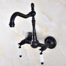 Black Oil Rubbed Brass Kitchen Wet Bar Bathroom Vessel Sink Faucet Tap snf870