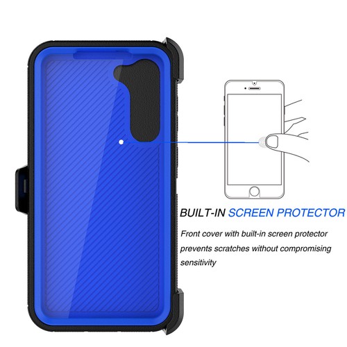 Funda de teléfono con clip de cinturón a prueba de golpes para Samsung Galaxy A15 5G con protector de pantalla - Imagen 38 de 66
