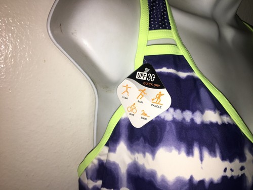 Zero Xposur Marlin Swim Tankini Top Size 0X Swimwear NWOT - Picture 4 of 5