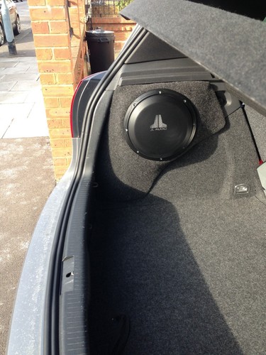 VW GOLF MK5 MK6 8 10" STEALTH SUB SPEAKER ENCLOSURE BOX SOUND BASS AUDIO CAR NEW - Picture 7 of 14
