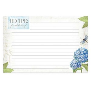 hydrangea brownlow gifts recipe cards
