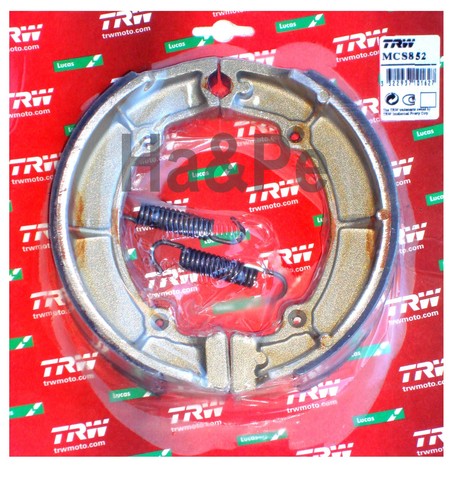 Kawasaki Z 400 J 80-83 - TRW-Lucas Bremsbacken brake shoes hinten MCS852 - Bild 1 von 1