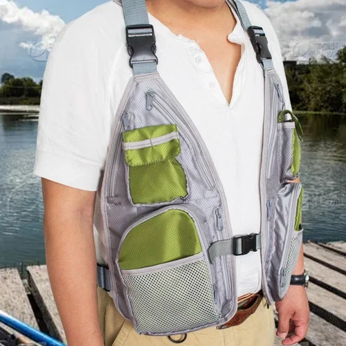 MEN'S LIGHTWEIGHT FISHING VEST BRETHABLE FLY FISHING VEST OUTDOOR