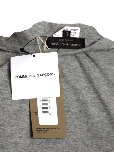 COMME DES GARCONS- NWT 2017 Gray Buckle T-Shirt, Size Medium - Picture 4 of 4