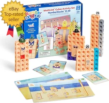 Mathlink Cubes 21 30 Activity Set 20 Preschol Learning Activtiesumber Game Math