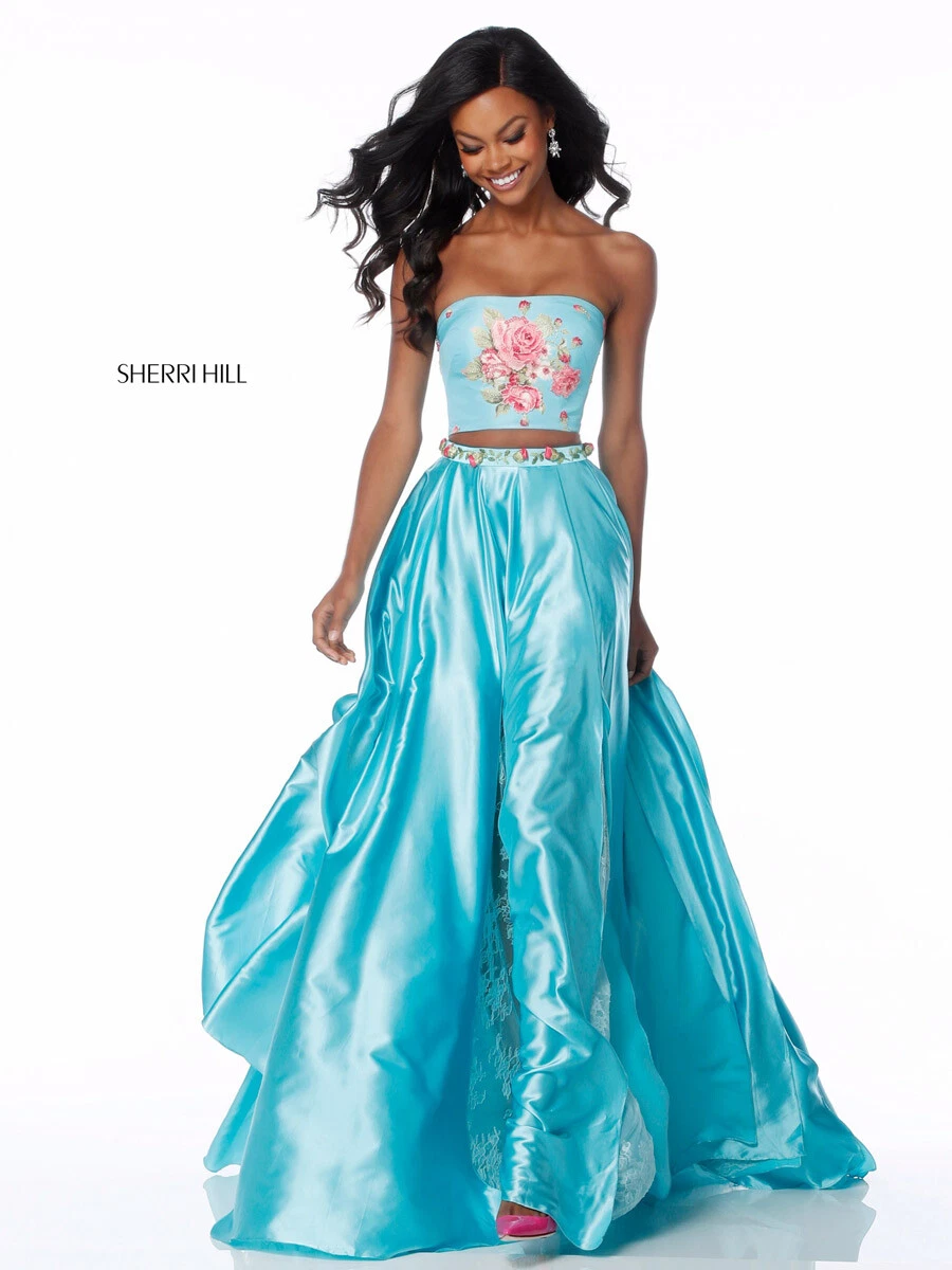 black sherri hill prom dress