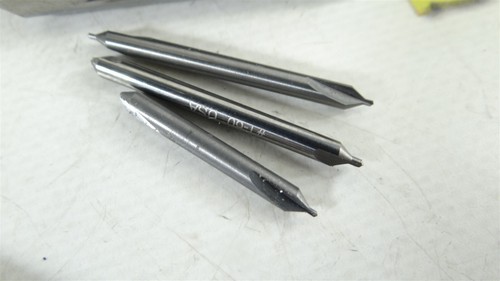 13 ASSORTED SOLID CARBIDE CENTER & SPOTTING DRILLS #0 TO #6 PTD HTC SGS MICRO100 - Imagen 3 de 10